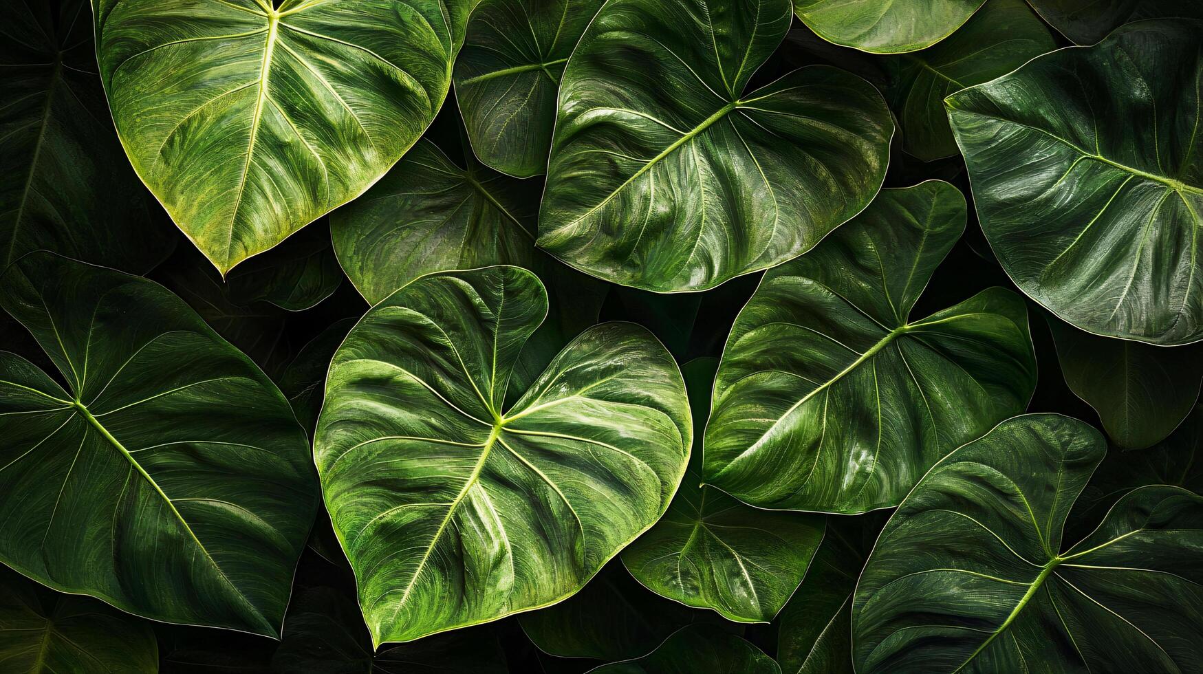 Vibrant Tropical Leaf Backgrounds. High-Resolution Images for Stunning Visuals photo