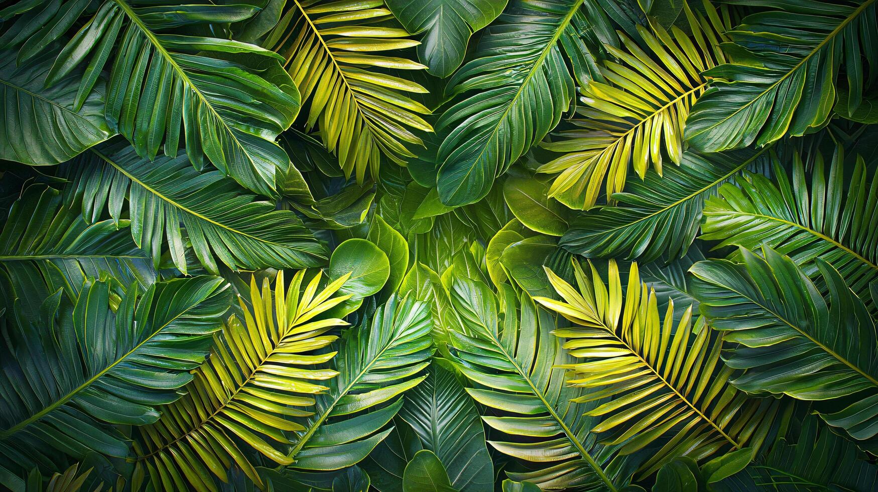 Vibrant Tropical Leaf Backgrounds. High-Resolution Images for Stunning Visuals photo