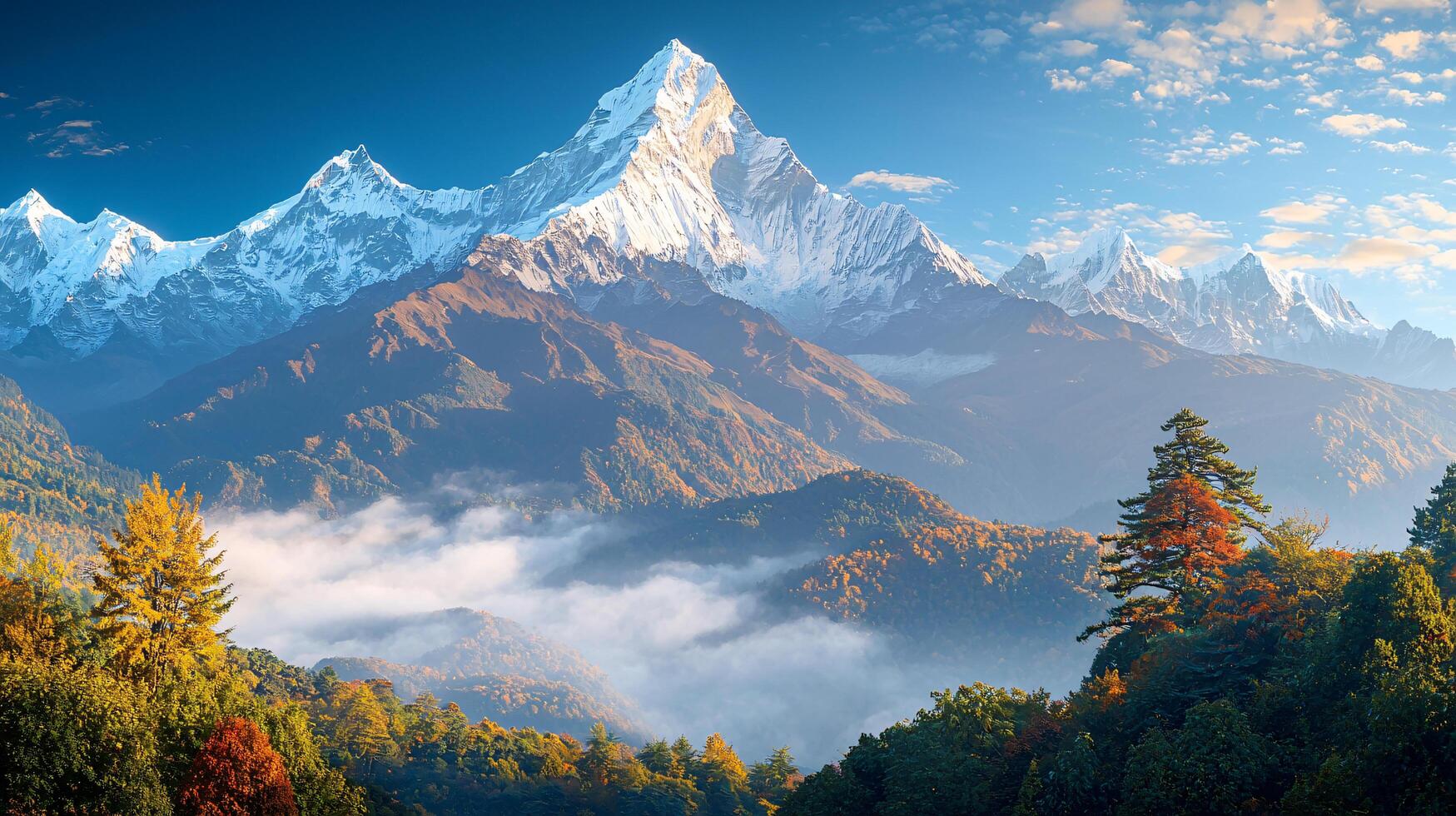Stunning High-Resolution Nature and Landscape Backgrounds. Breathtaking Scenery in HD photo