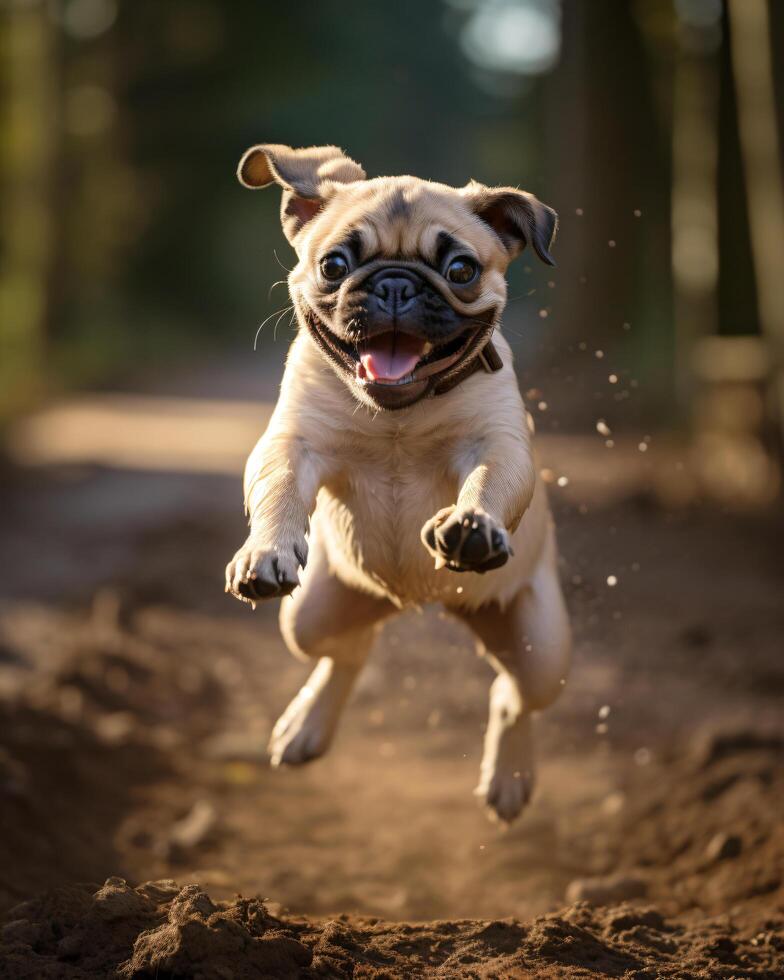 Joyful HD Photos of a Happy dog