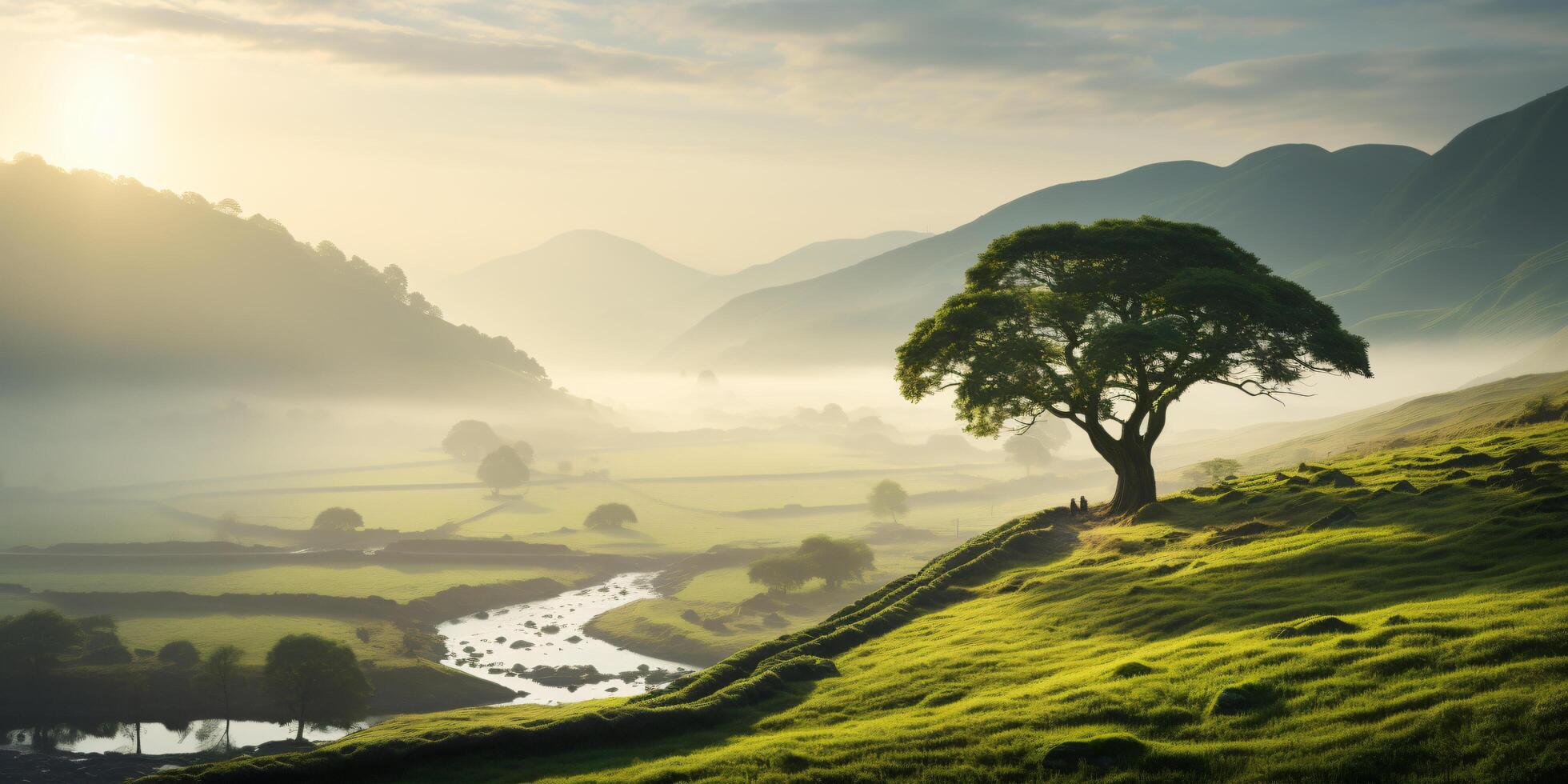 Stunning High-Resolution Nature and Landscape Backgrounds. Breathtaking Scenery in HD photo