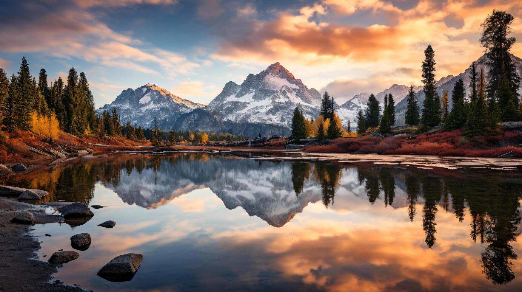 Stunning High-Resolution Nature and Landscape Backgrounds. Breathtaking Scenery in HD photo