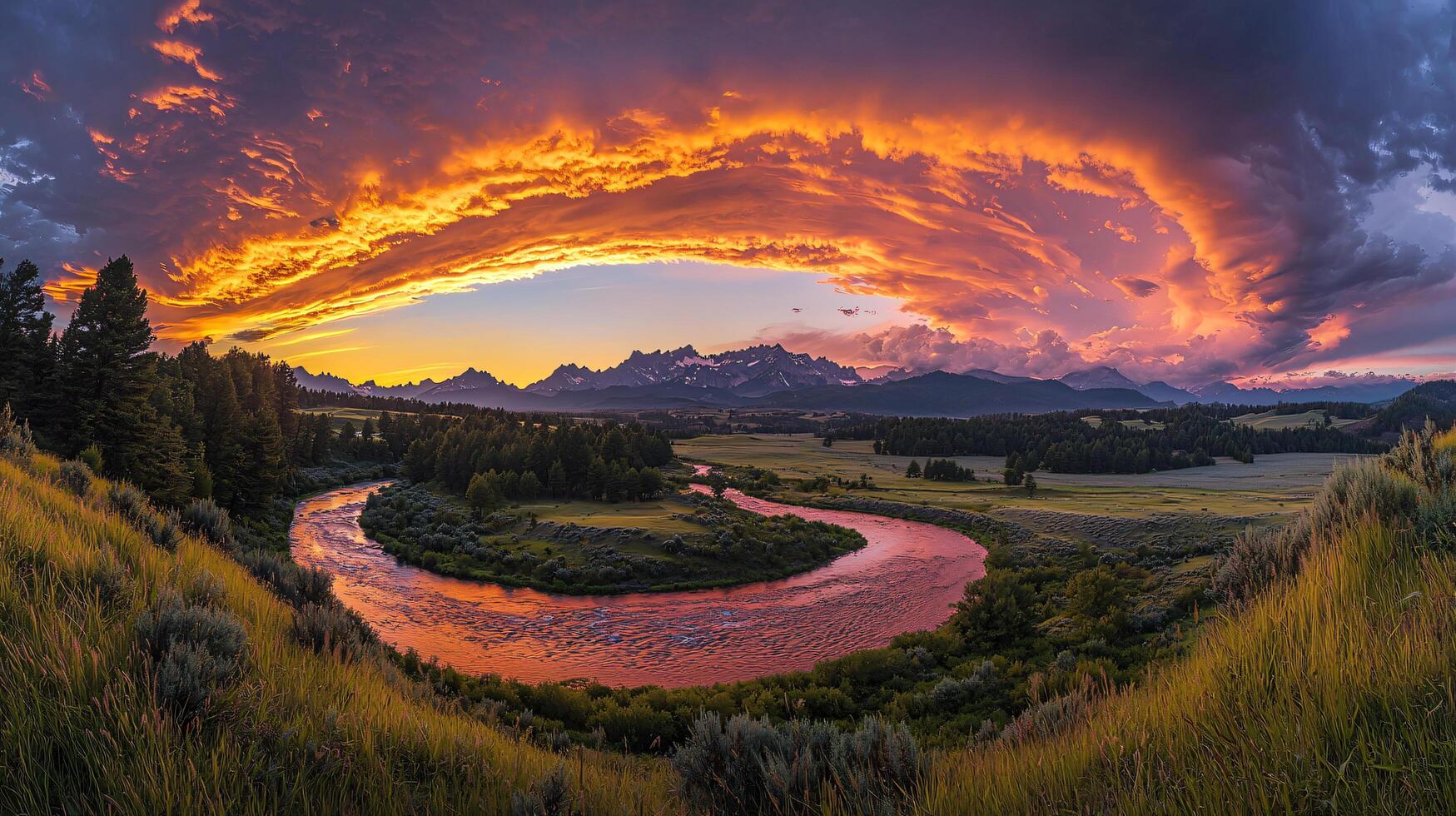 Golden Sunset HD Backgrounds. Captivating Photos for Serene Scenes