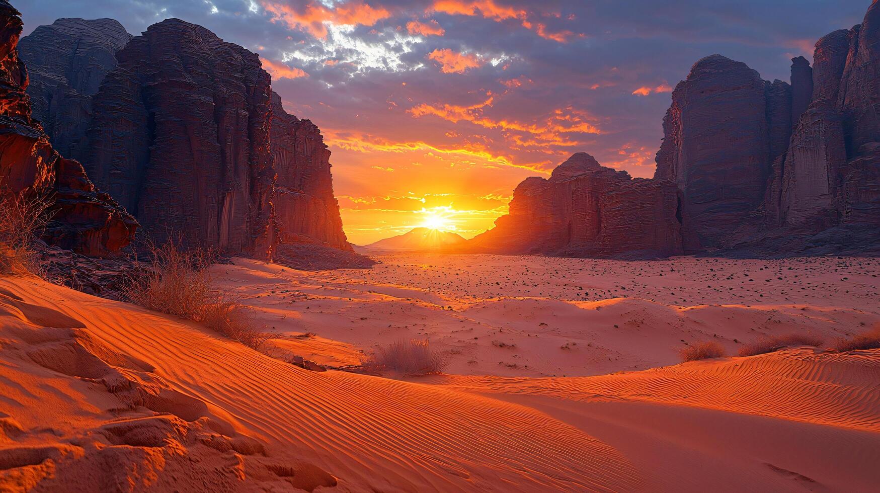 Golden Sunset HD Backgrounds. Captivating Photos for Serene Scenes