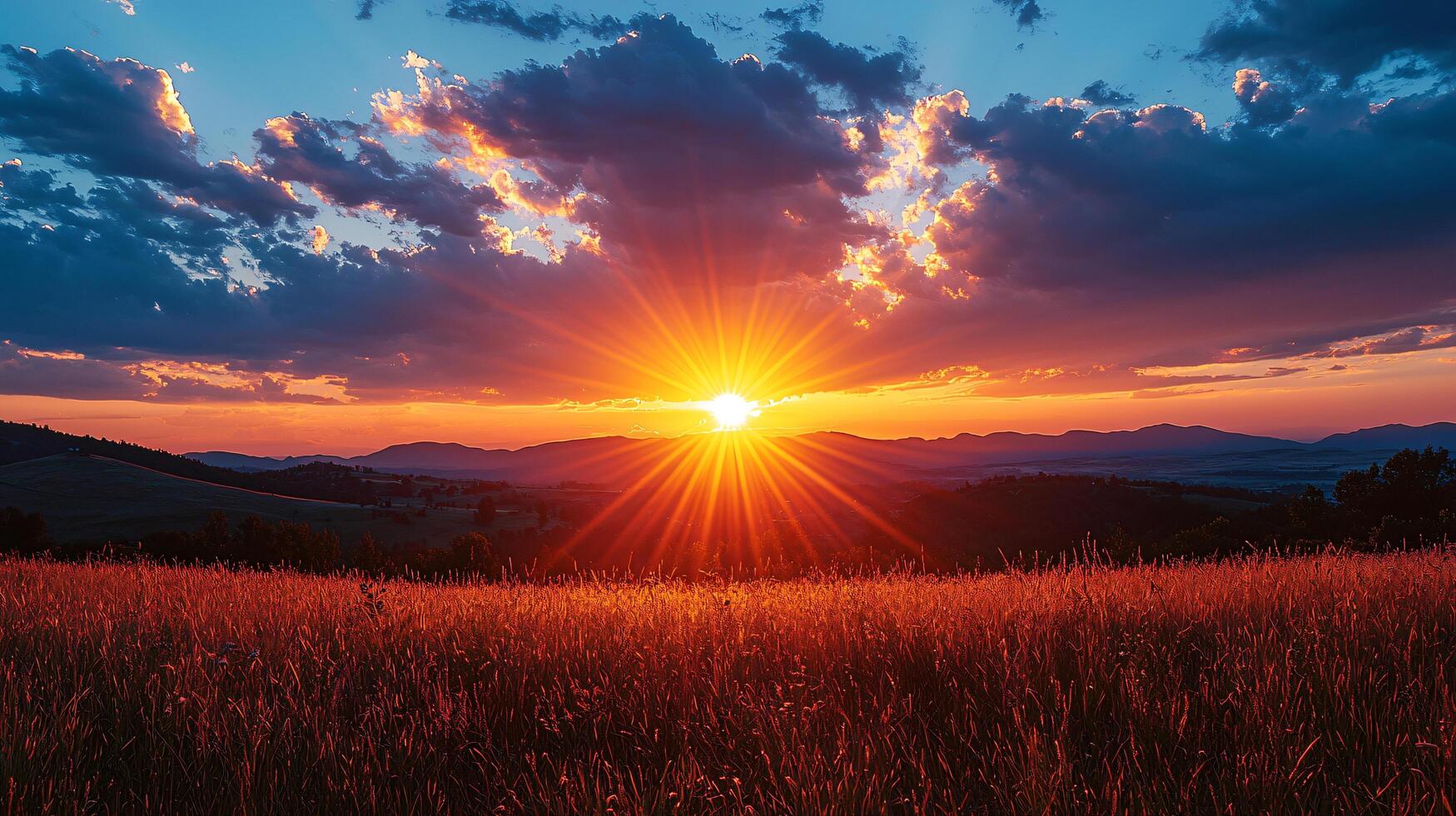 Golden Sunset HD Backgrounds. Captivating Photos for Serene Scenes