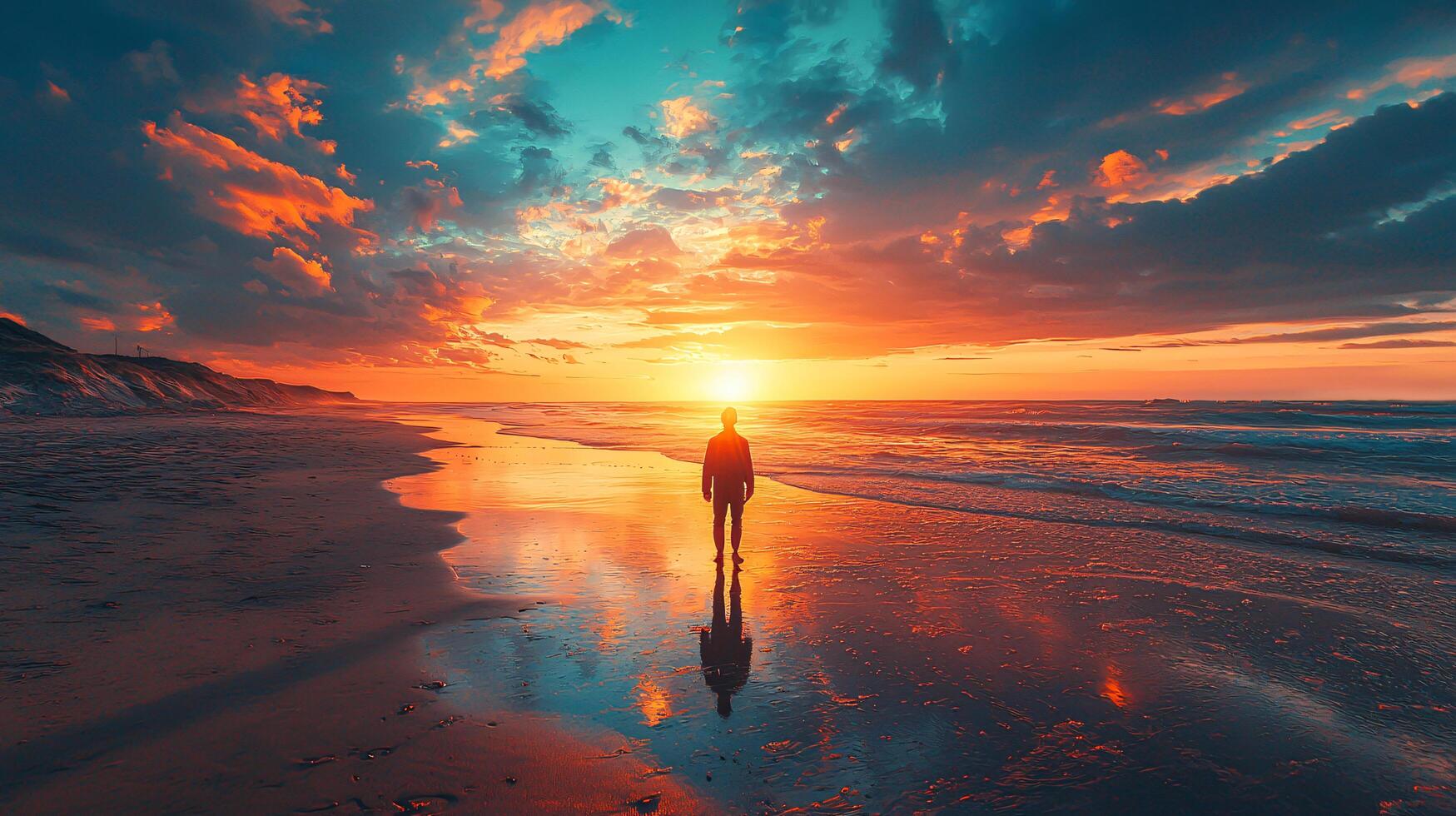 Golden Sunset HD Backgrounds. Captivating Photos for Serene Scenes
