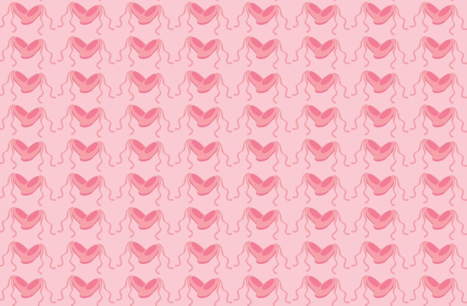 ballerina shoes frame, pink pattern vector