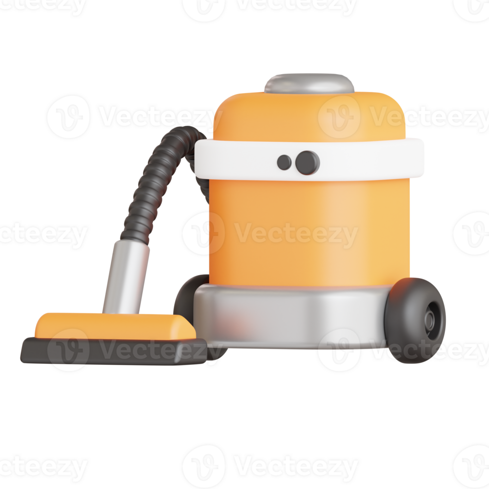 Vacuum 3D Icon. Vacuum Cleaner 3D Icon png