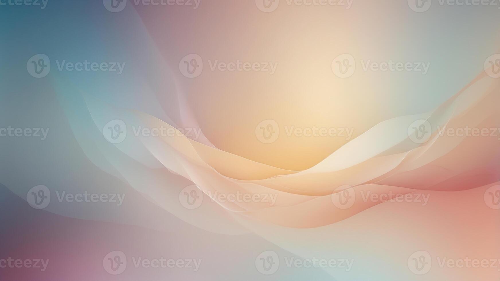 Abstract gradient with soft light creating a serene atmosphere. photo