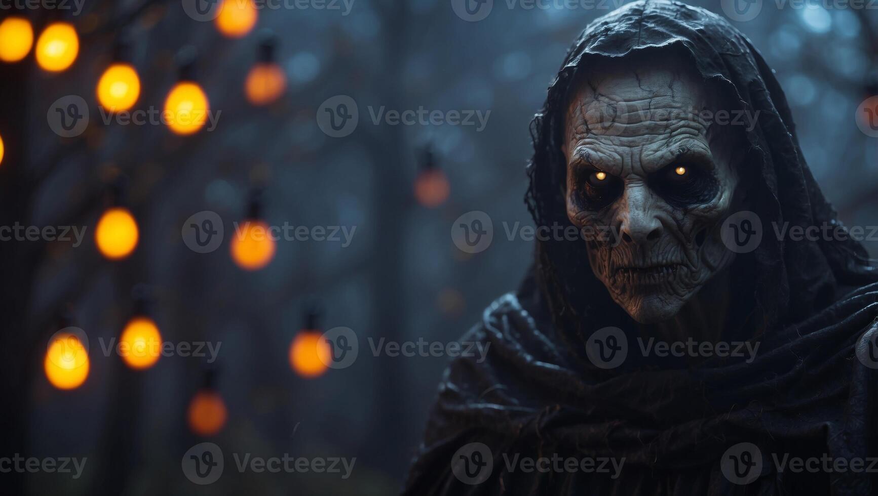Haunting All Hallows Eve The Mythical and Spooky Bogeyman. photo