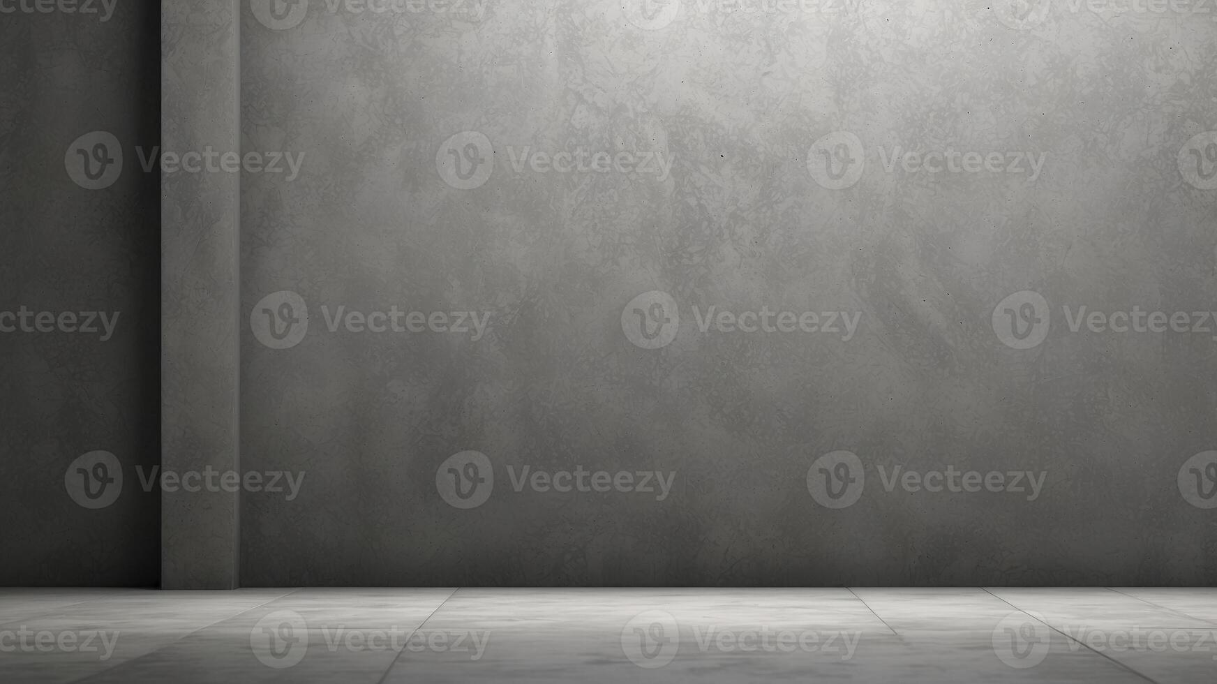 gray concrete background for product presentation with natural shadows. photo