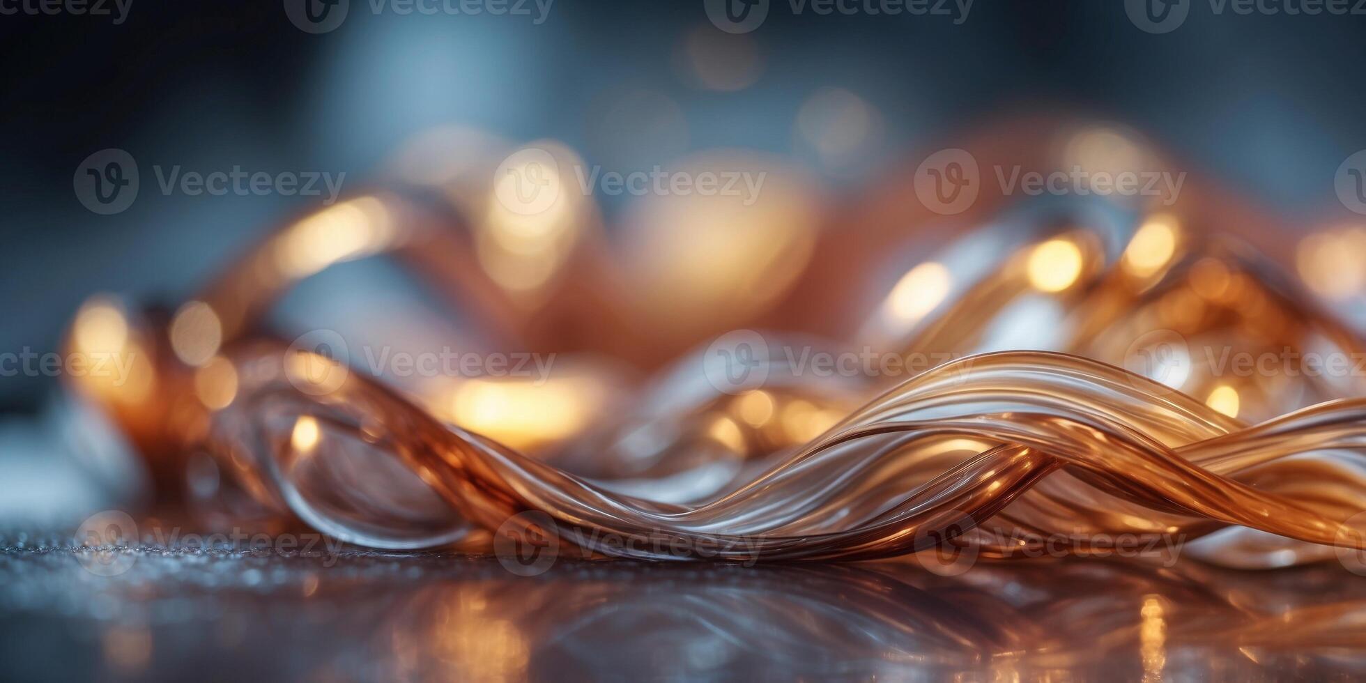 Abstract waves of color in delicate harmonies. photo