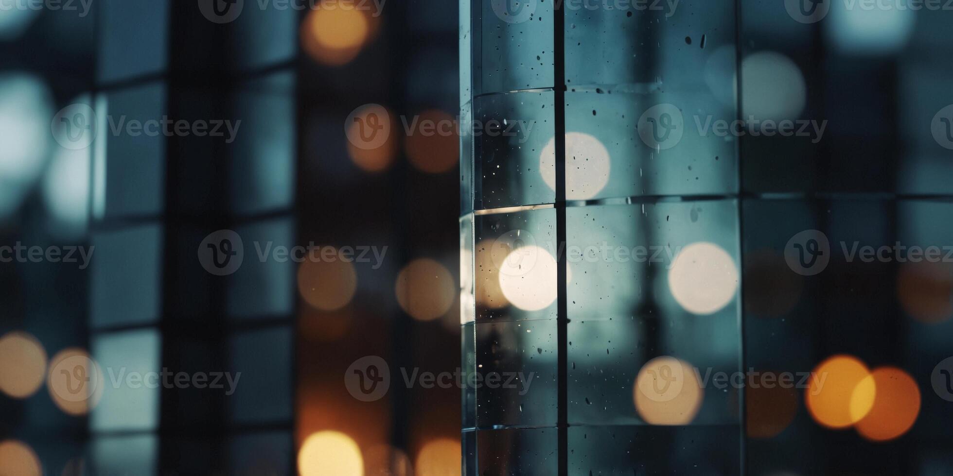 Dynamic Layers of Abstract Glass Architectural Forms with Modern Aesthetic. photo