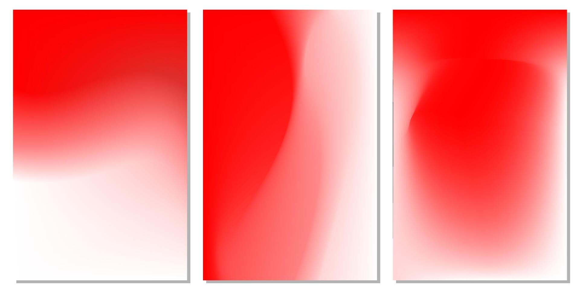 Abstract Red and White gradient blur background vector