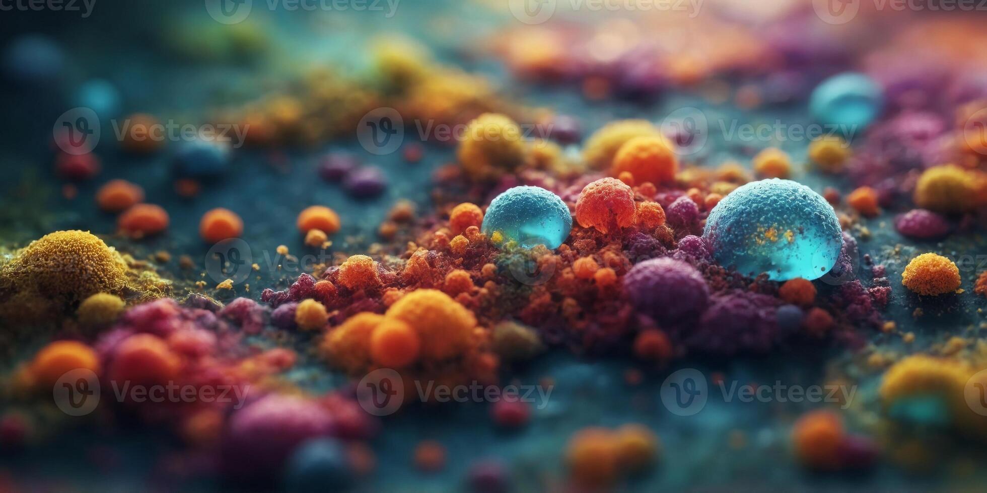 Microbial Marvels Exploring the Visual Complexity of Pathogens and Molds. photo