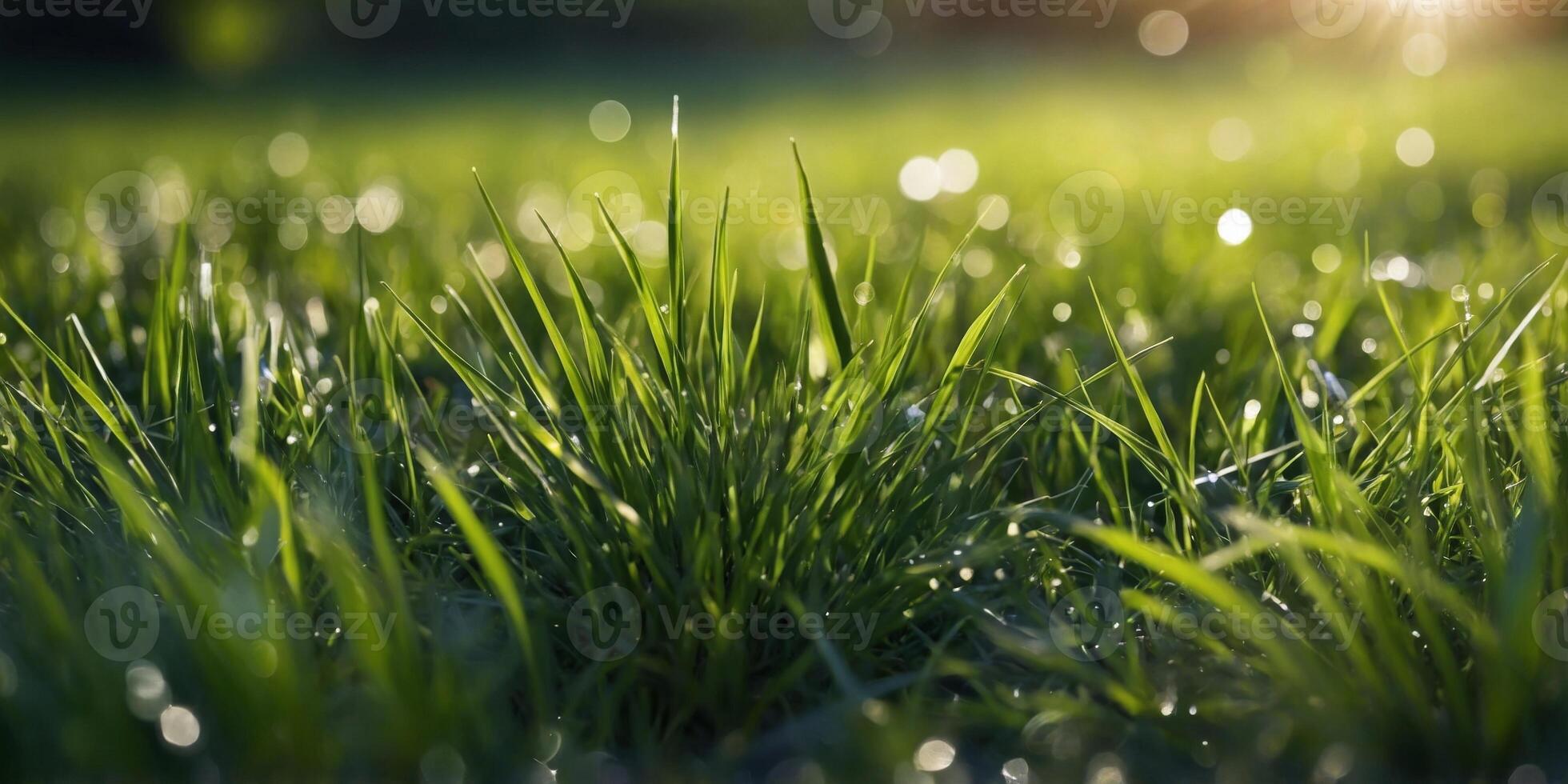 art abstract spring background or summer background with fresh grass. photo