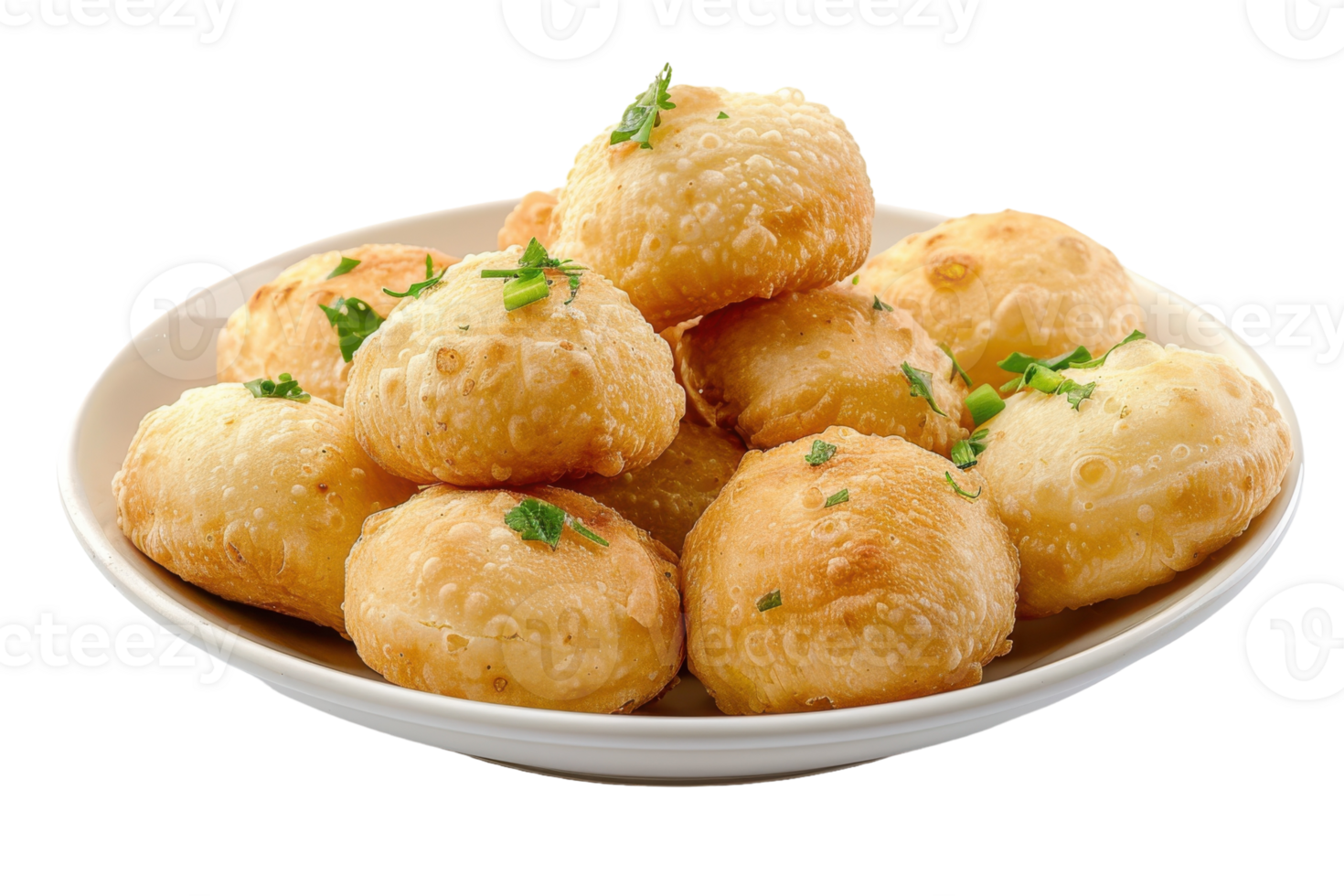 Dahi Puri On Transparent Background. png
