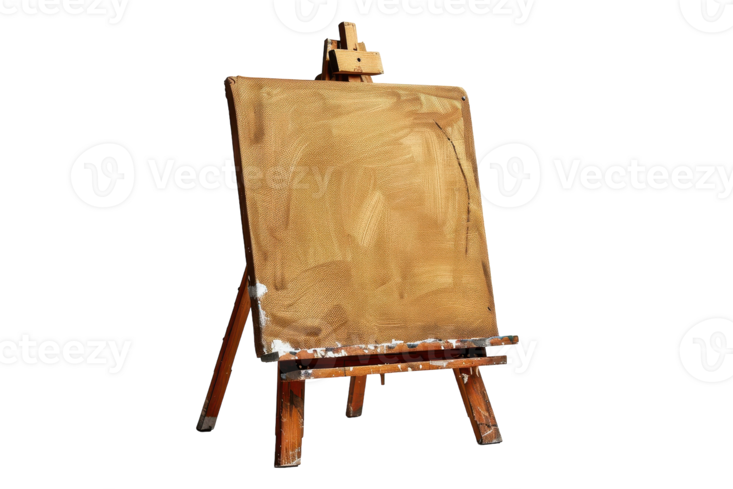 Easel Frame On Transparent Background. png