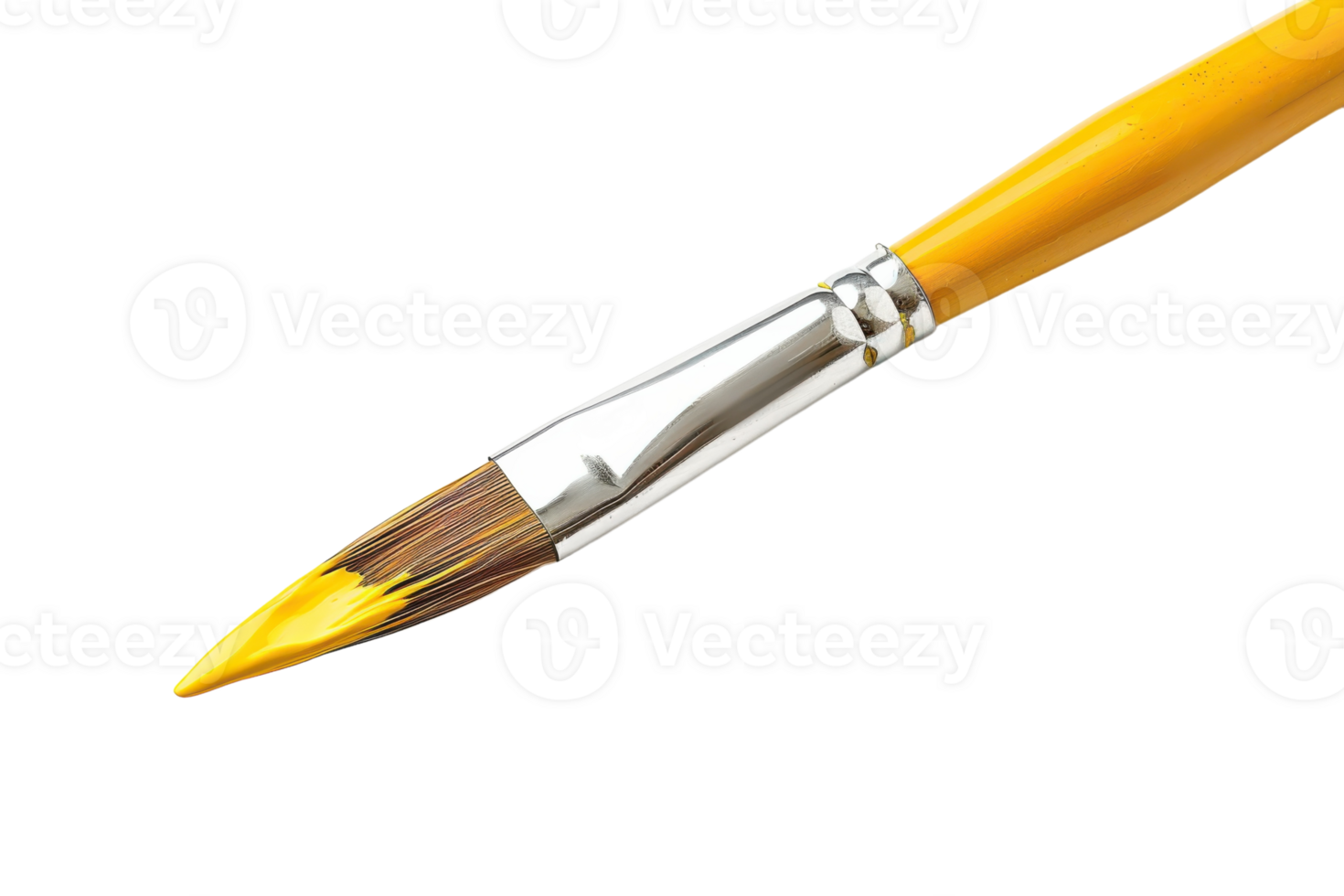 Rubber Paintbrush Grip On Transparent Background. png