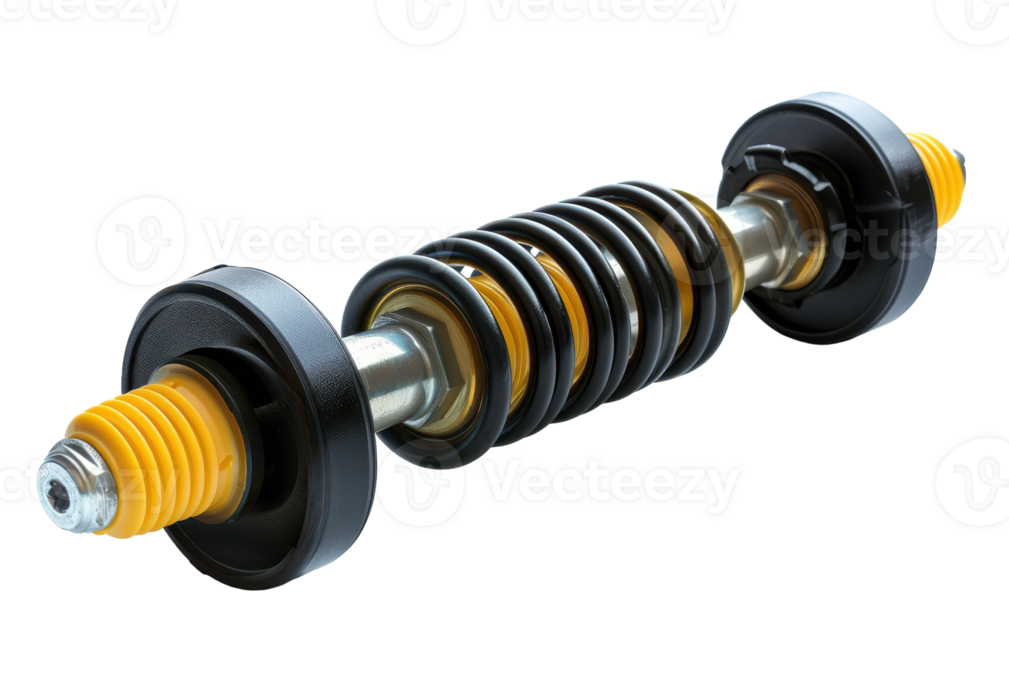 Rubber Shock Absorber On Transparent Background. png
