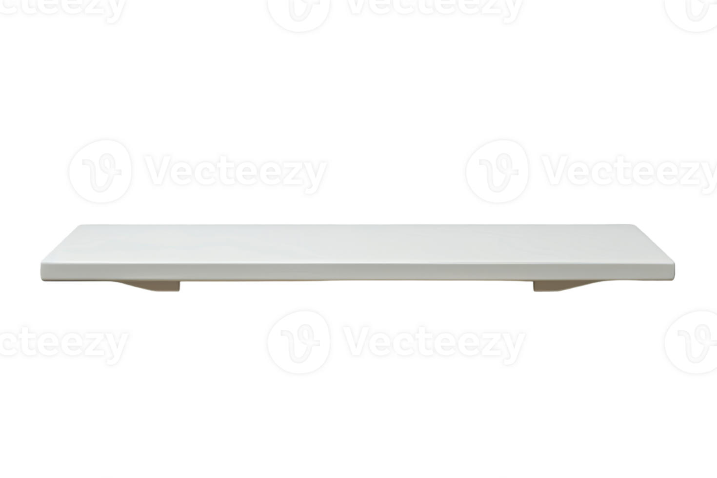 Floating shelf On Transparent Background. png