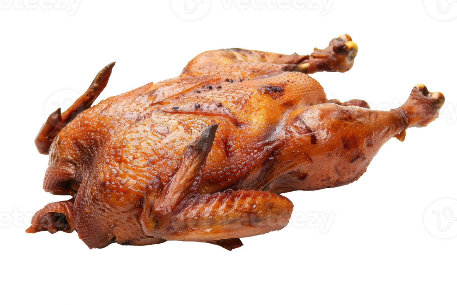 Fried Duck Meat On Transparent Background. png