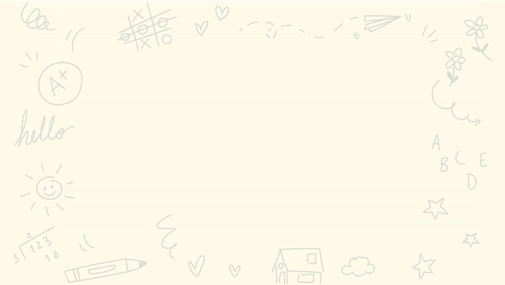 Children coloring book background design illustration vector