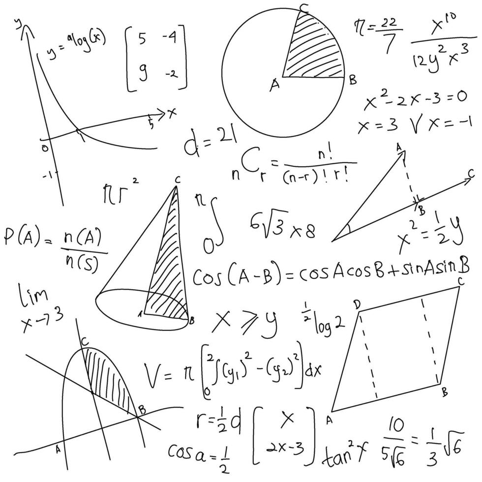 math doodle formula vector