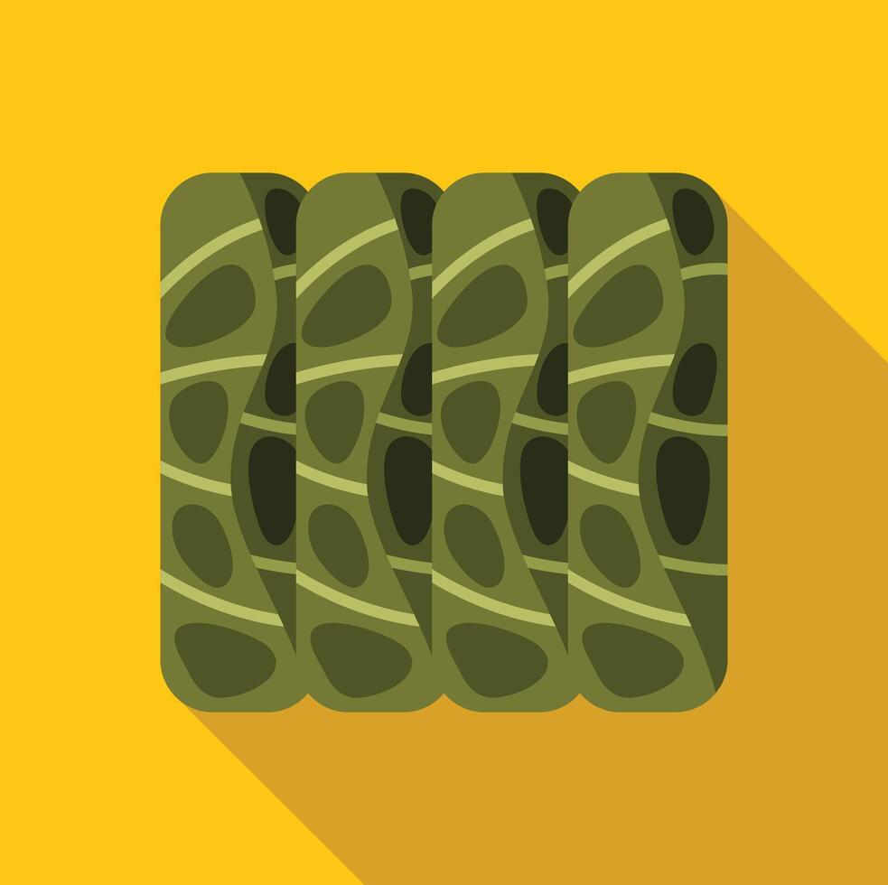 Dolmades stuffed grape leaves meze appetizer icon vector