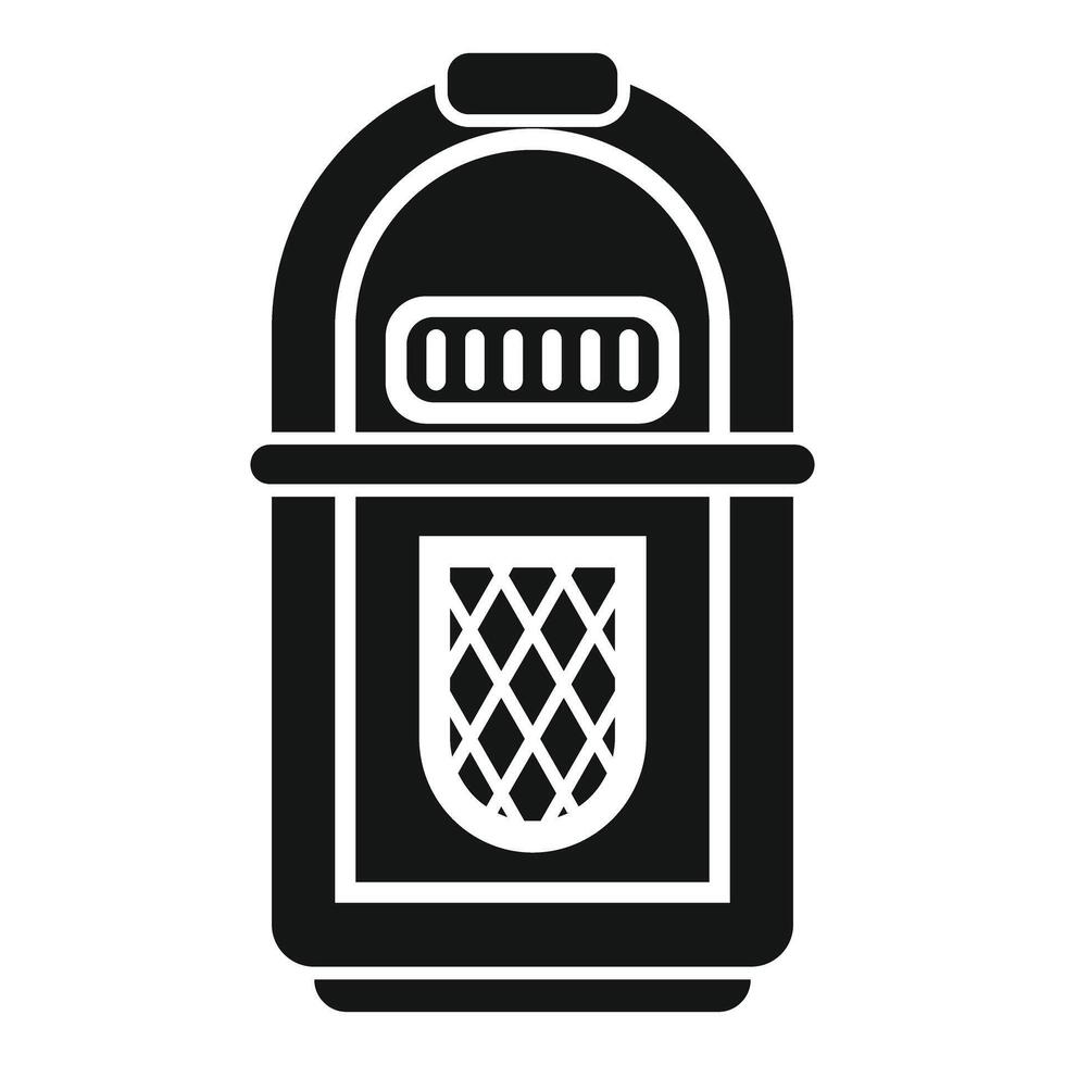 Classic jukebox displaying a retro design for music lovers vector