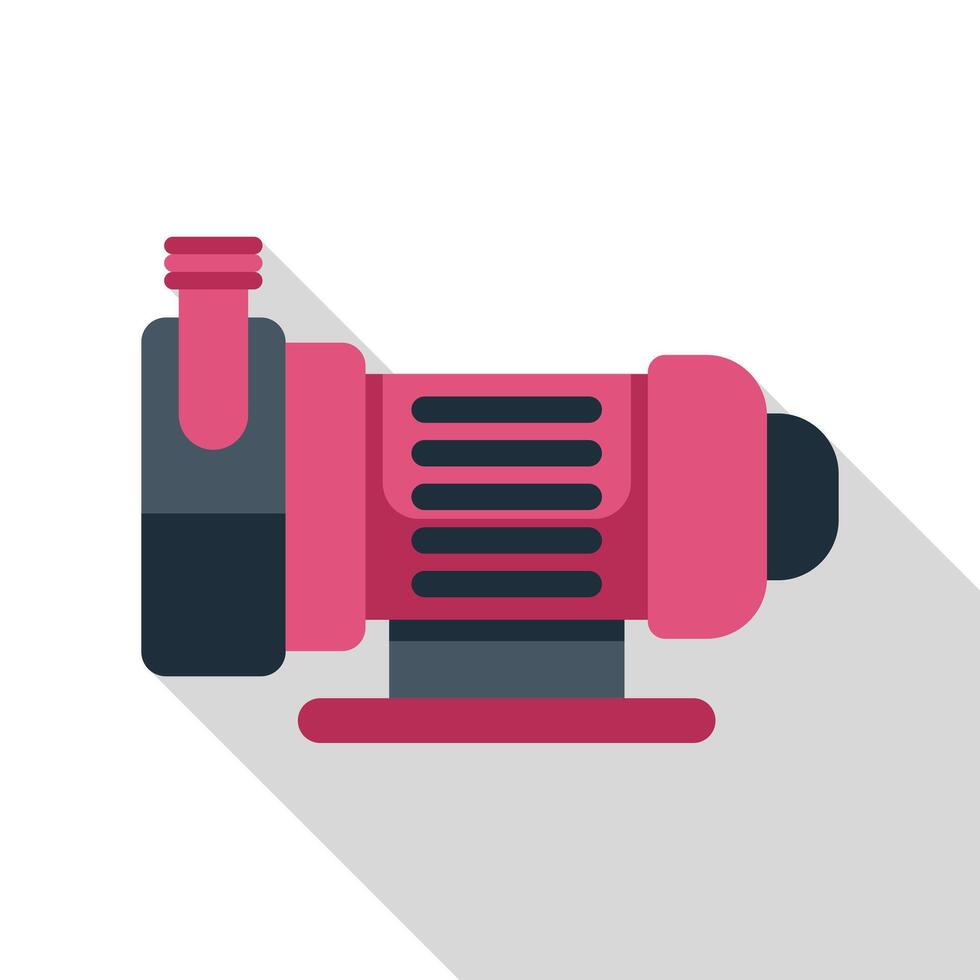 Water pump icon representing pumping station equipment vector