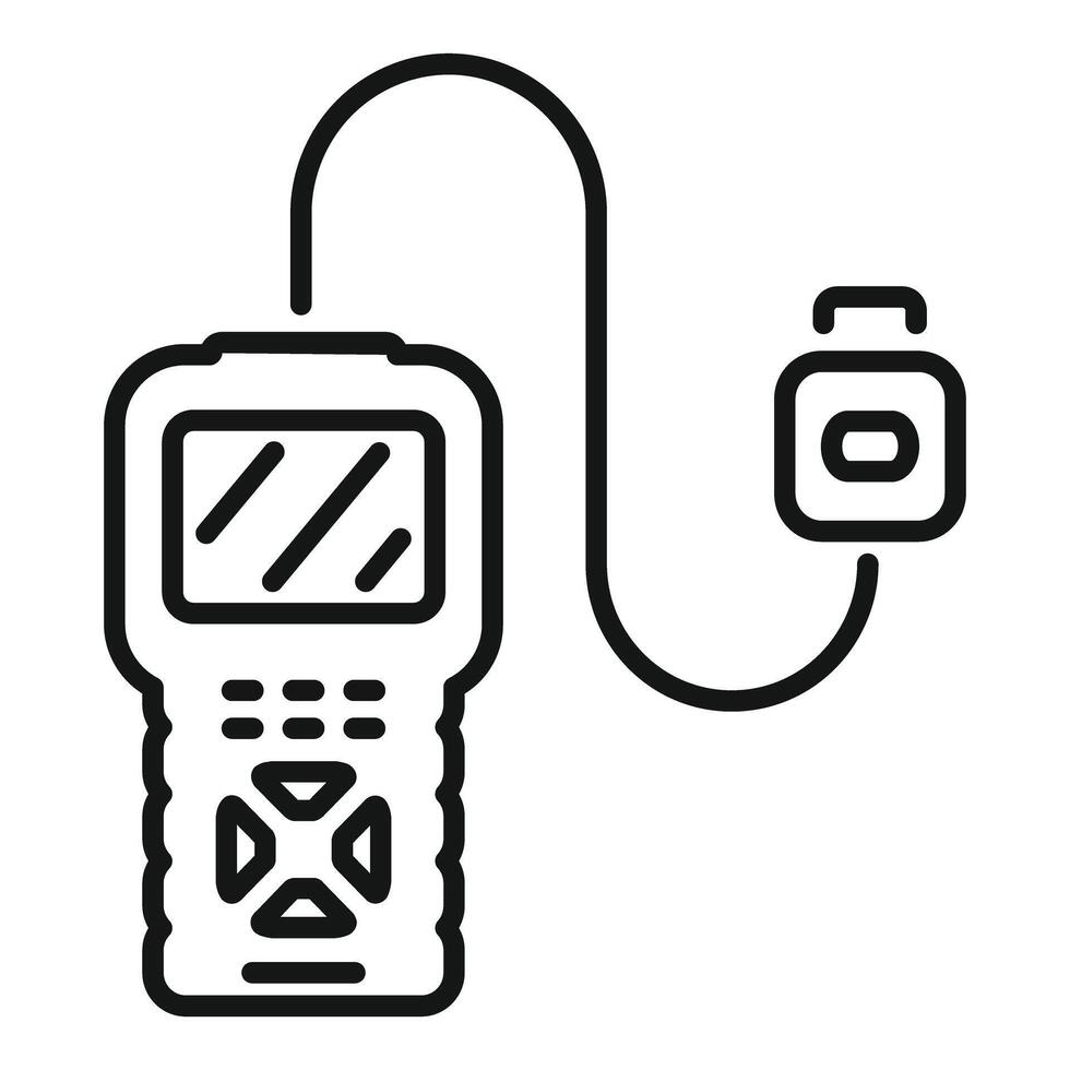 Car diagnostic device for reading parameters in car service vector