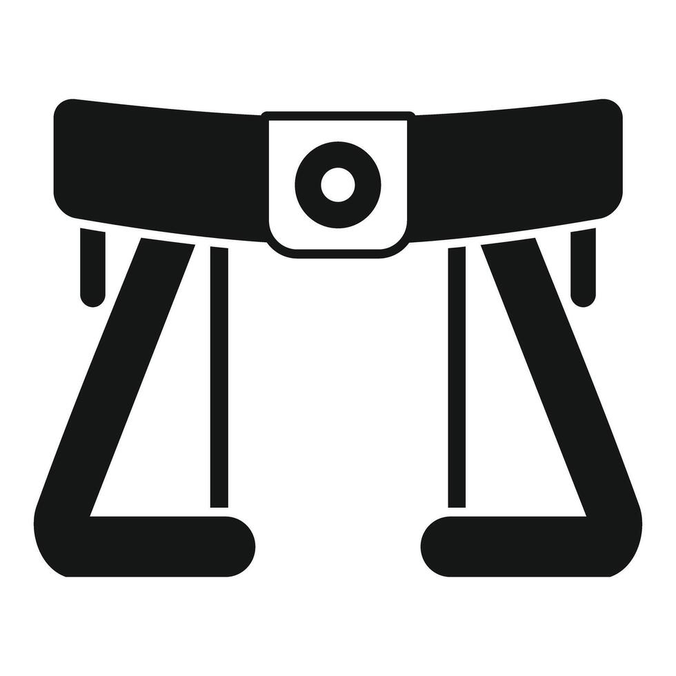 Baby walking harness icon showing first steps vector