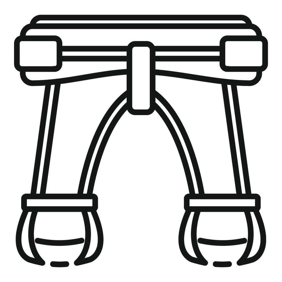 Kangaroo jump shoes bouncing icon for fitness training vector