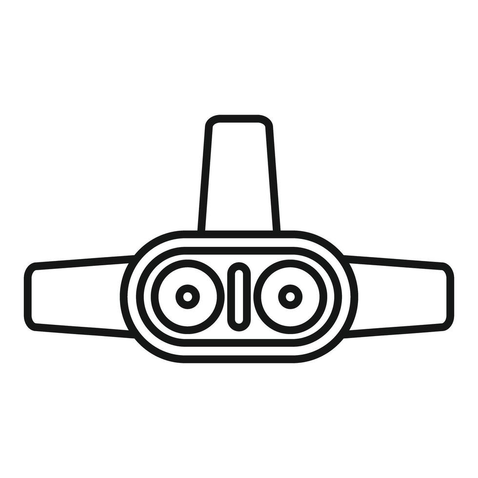 Simple black and white icon style image of a submarine vector