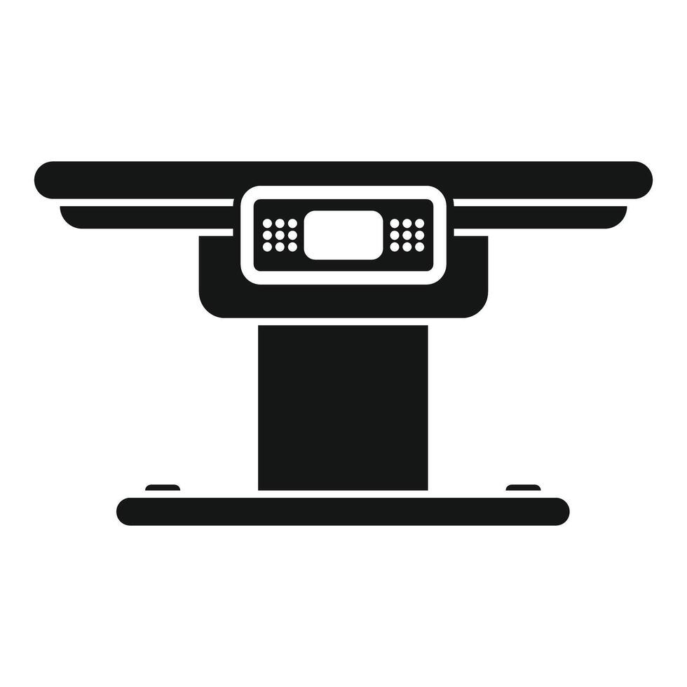 Medical scanner machine for radiography representing healthcare technology vector