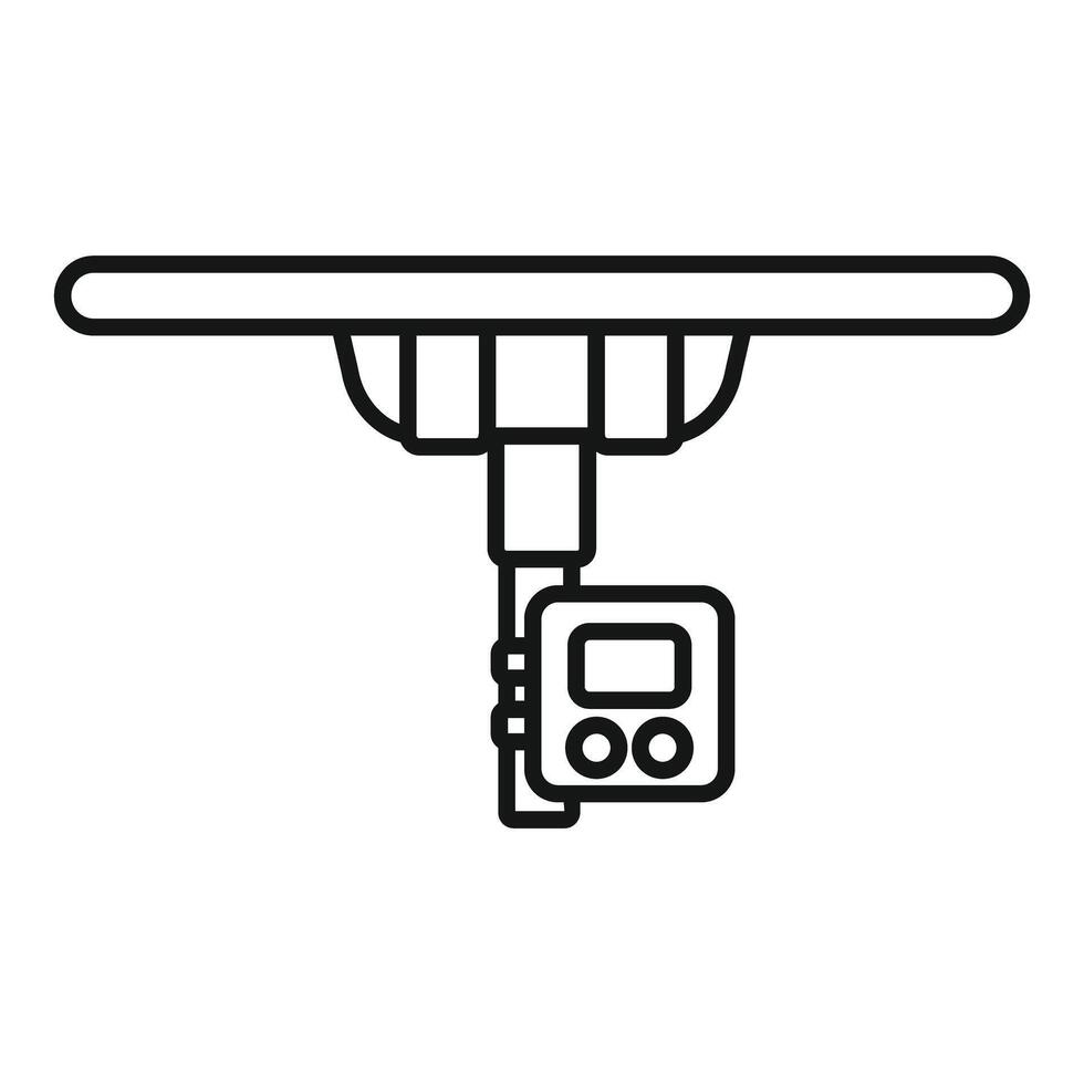 Radio direction finding equipment is detecting signal vector