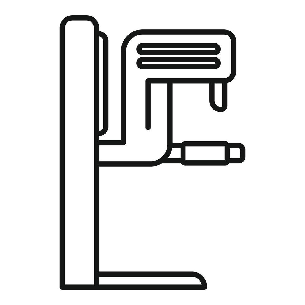 Electric belt sander for woodworking icon, outline style vector
