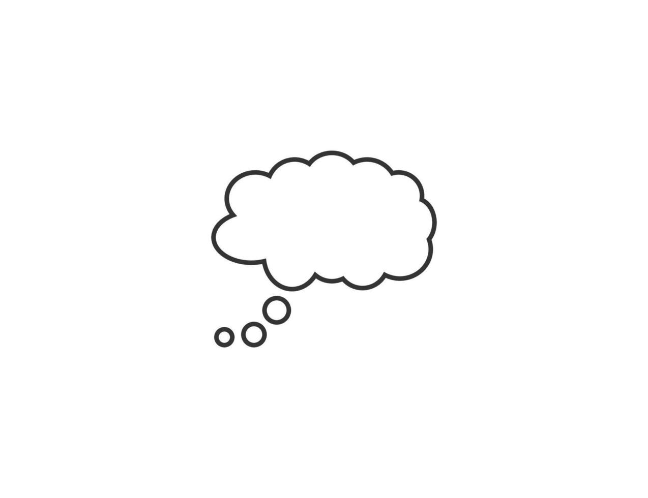 Bubble speech icon. vector