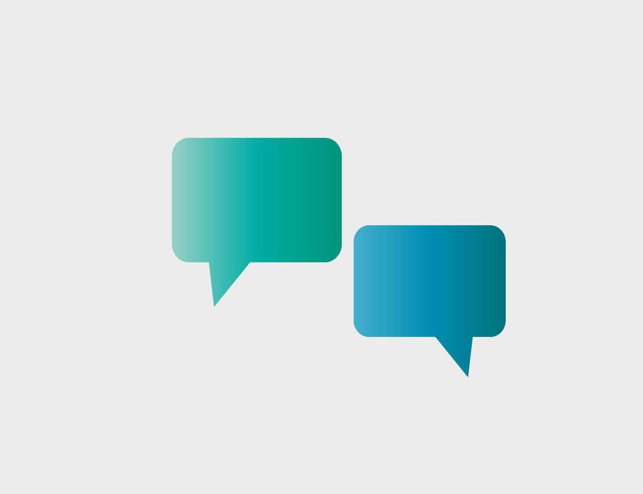 Bubble speech, chat icon vector