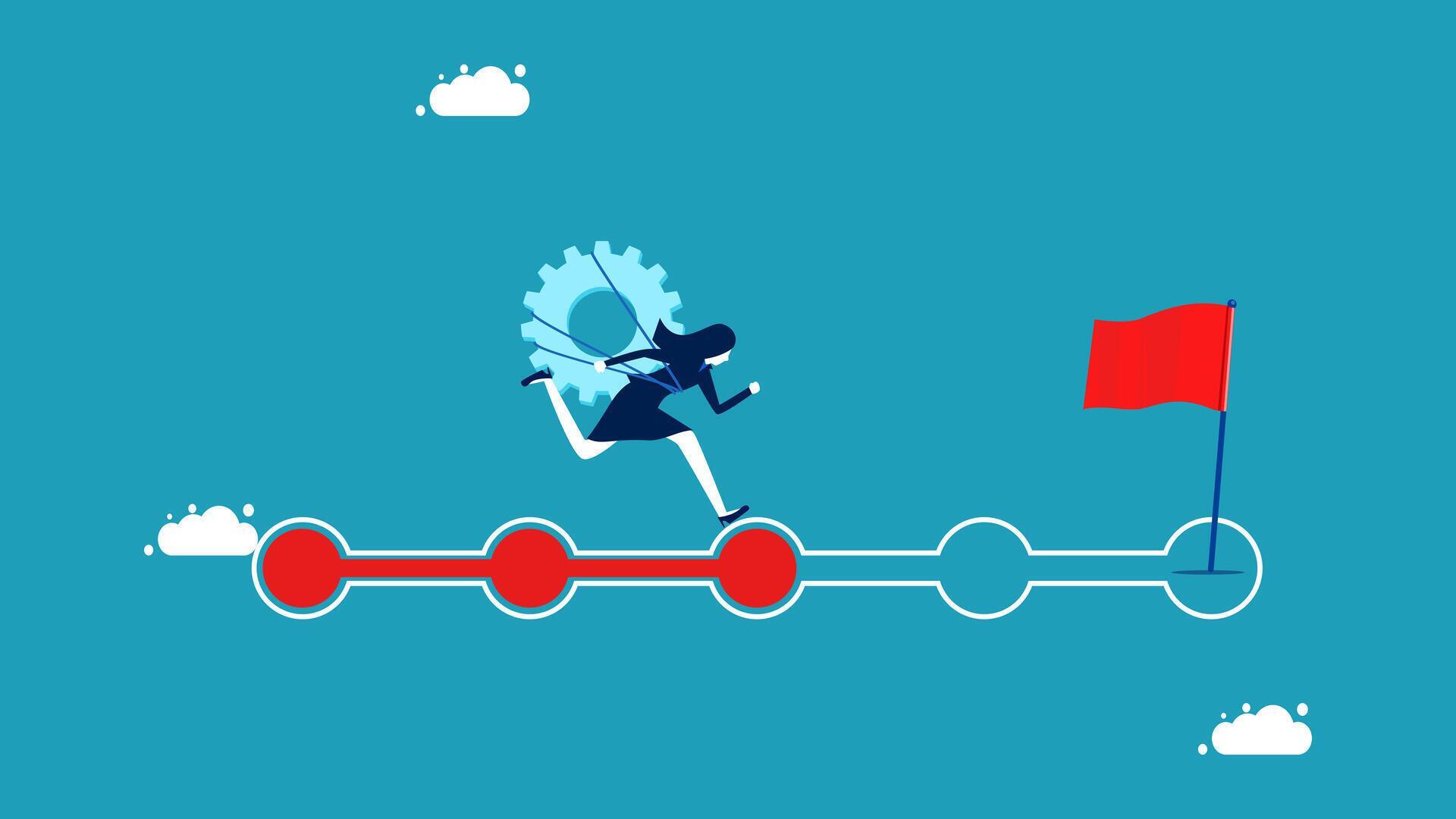 success progress direction loading 49558136 Vector Art at Vecteezy