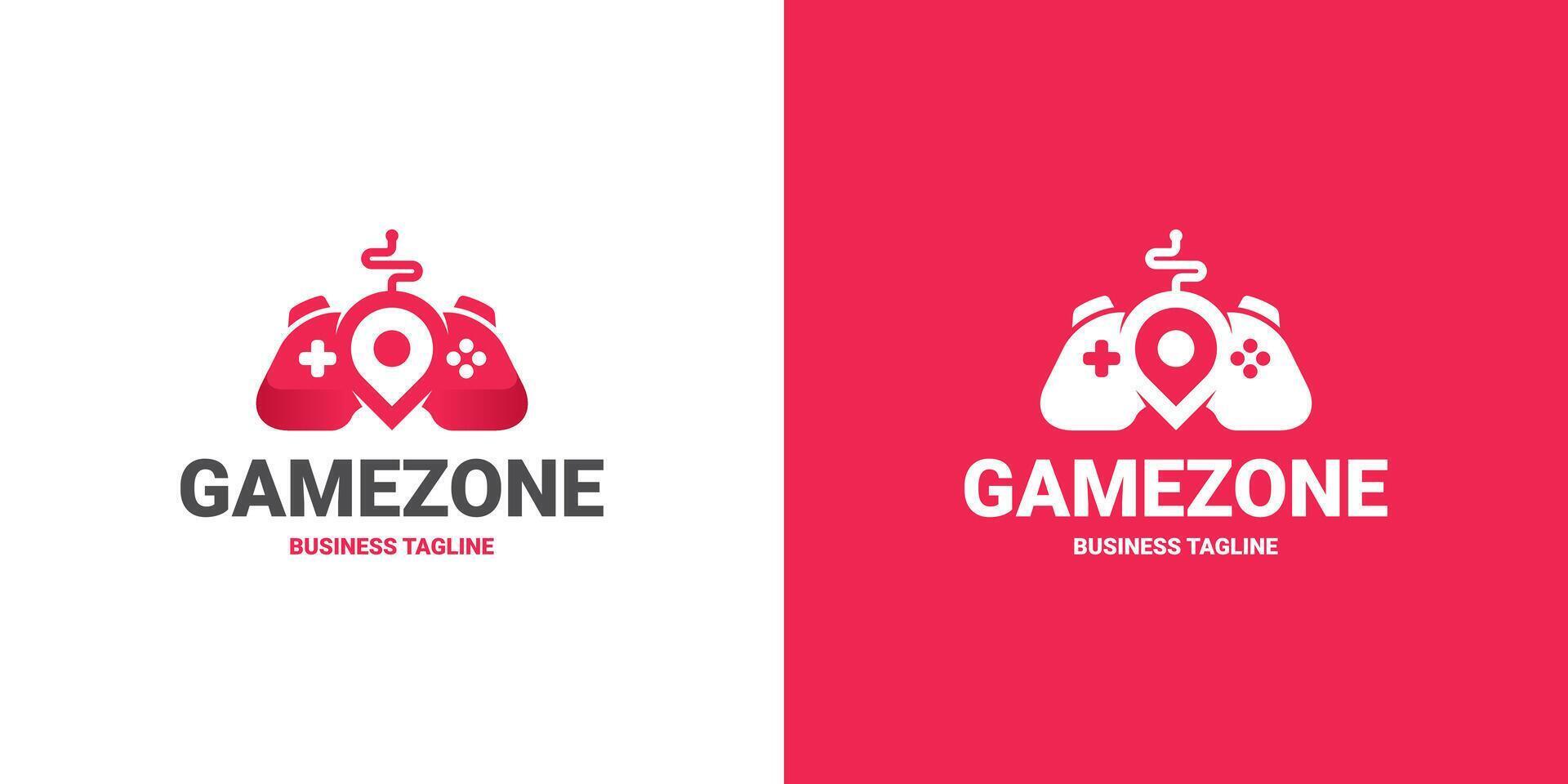 game zone logo design vector