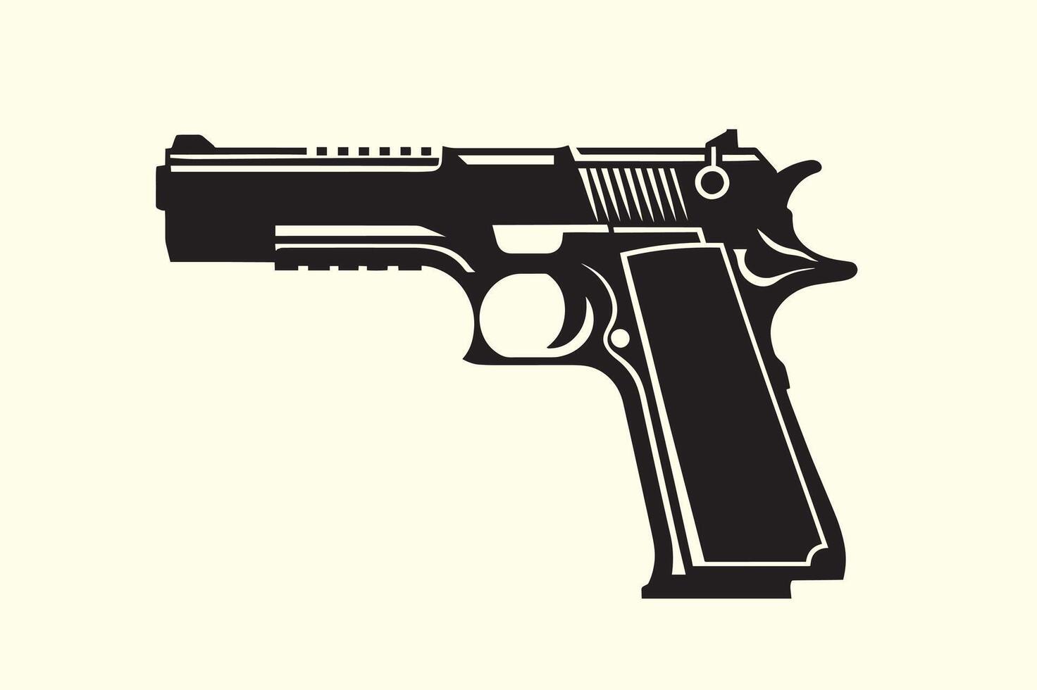 Gun Silhouette Vectors for Your Design Needs