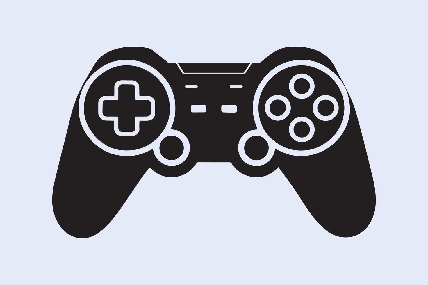 controller silhouette file vector