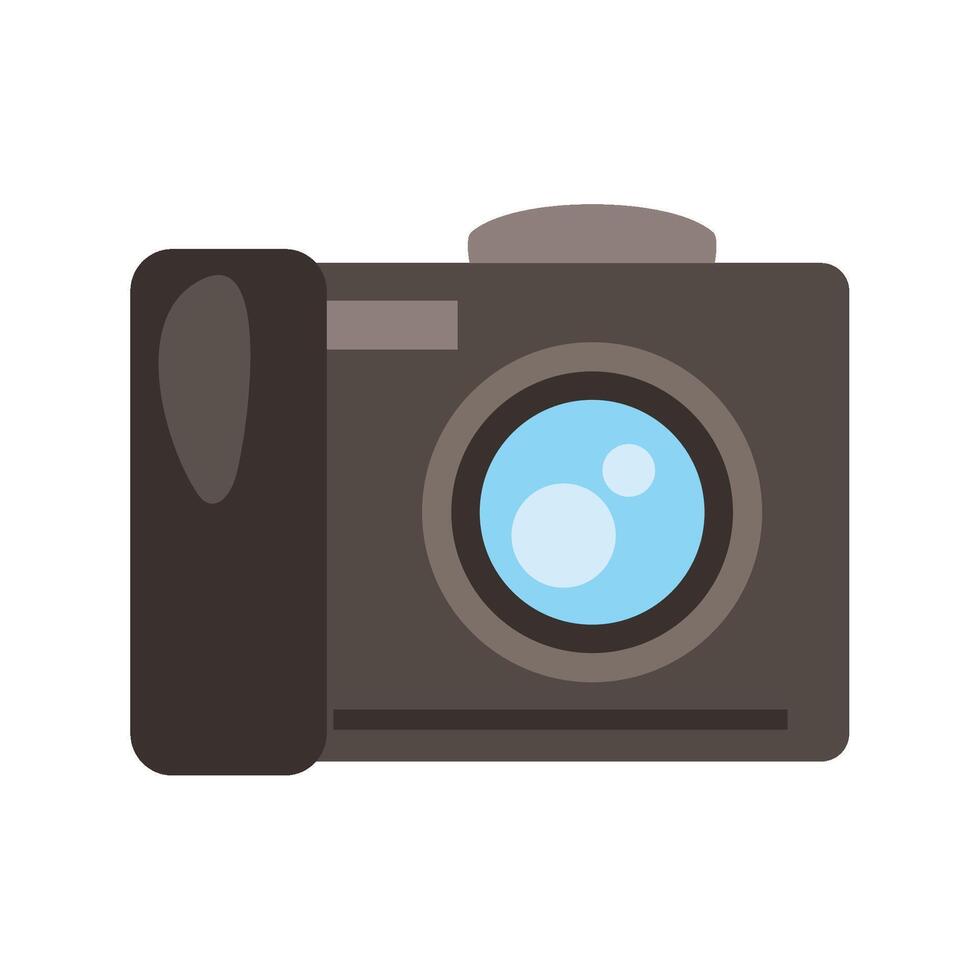 A camera icon on a white background vector