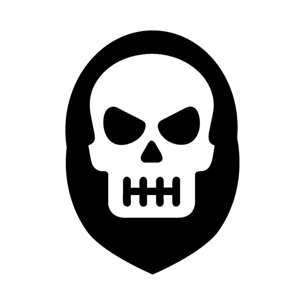 Skull icon illustration vector