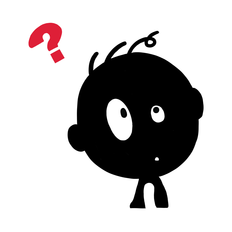 Cute boy character design - Carbon Boy - Curious png