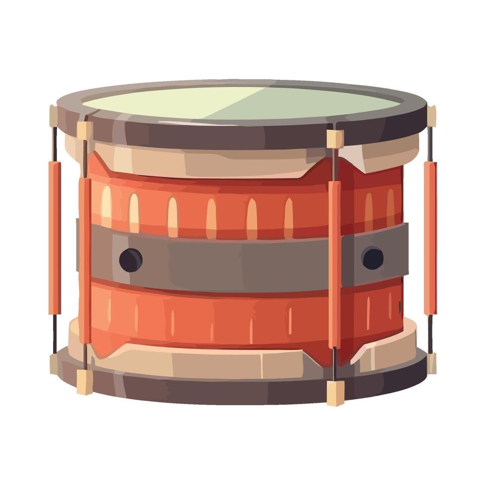 Drum drum illustration isolated on white background vector