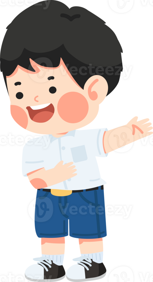 Kid student welcome and cartoon character png