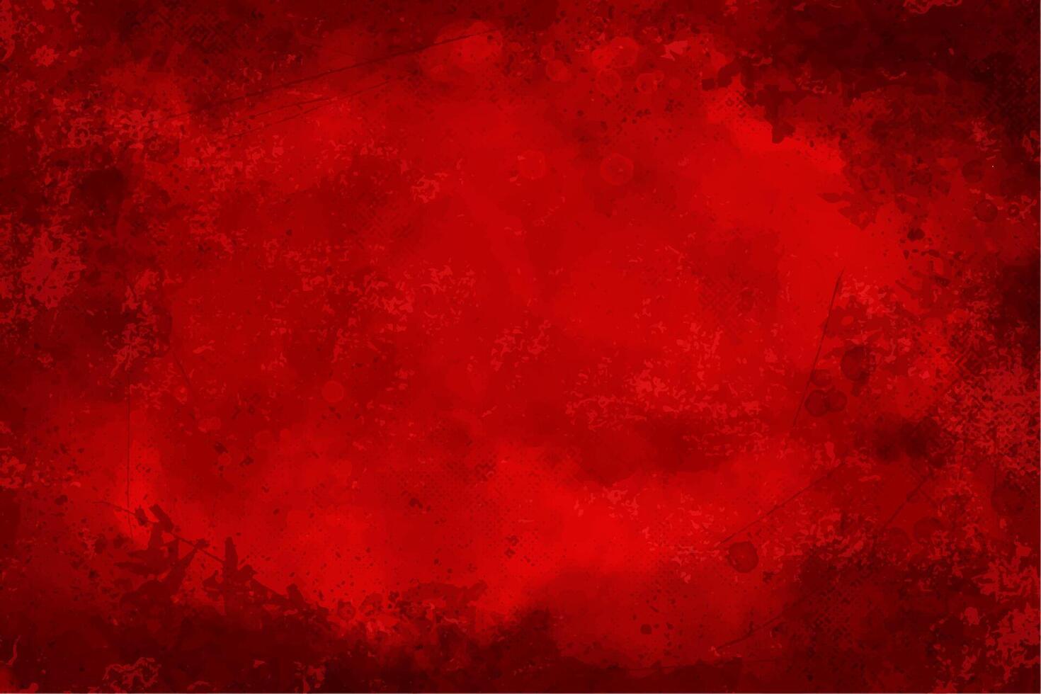 Red grunge background. Watercolor red texture background vector